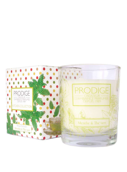 Scented Candle MINT &amp; GREEN TEA