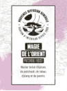 Bougie parfumée MAGIE DE L'ORIENT (boisé patchouli) 150 gr