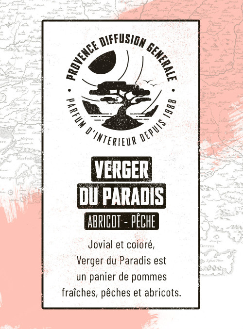 Bougie parfumée VERGER DU PARADIS (Pêche, Abricot) 150gr