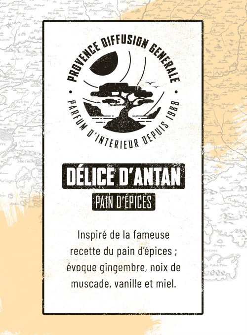 Diffuseur de parfum DELICE D'ANTAN (Pain d'épices) 100ml
