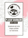 Diffuseur de parfum PLAISIR GOURMAND (Fruits rouges) 100ml