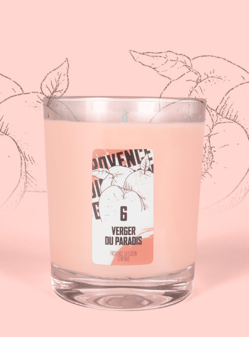 Scented Candle PARADISE GROVE (Peach, Abricot) 150gr