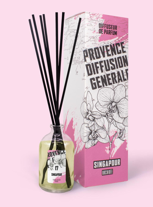 Diffuseur de parfum SINGAPOUR (Orchidée) 100ml