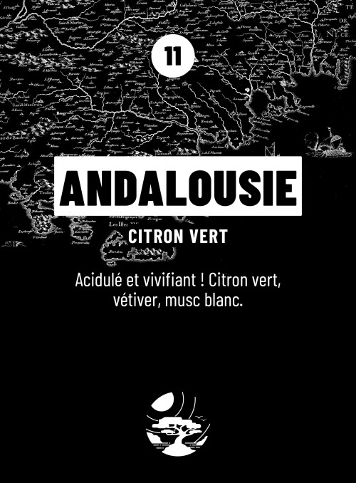 Bougie parfumée ANDALOUSIE (Citron Vert) 190gr