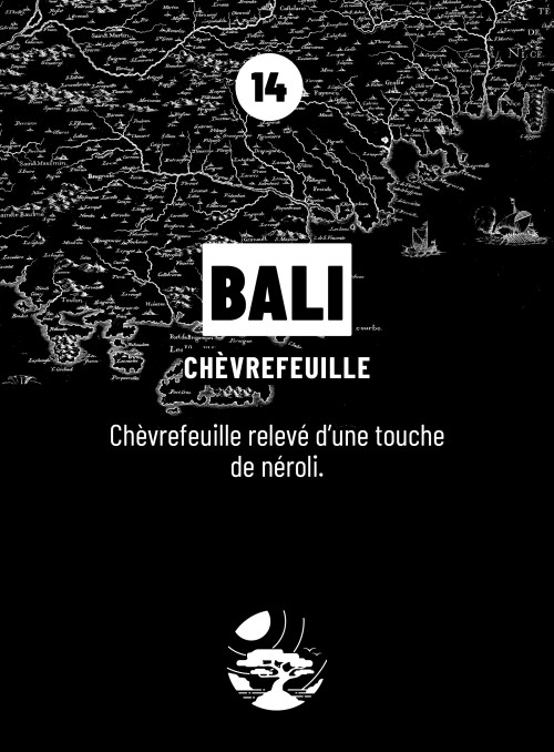 Bougie parfumée BALI (Chèvrefeuille) 190gr