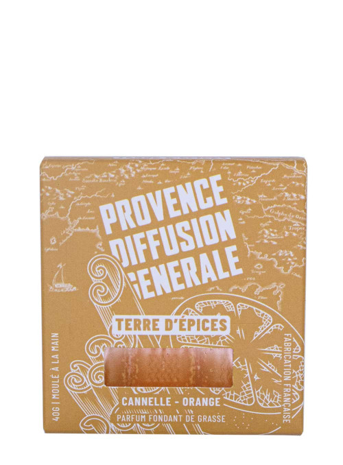 Cire parfumée TERRE D'EPICES (Orange Cannelle)