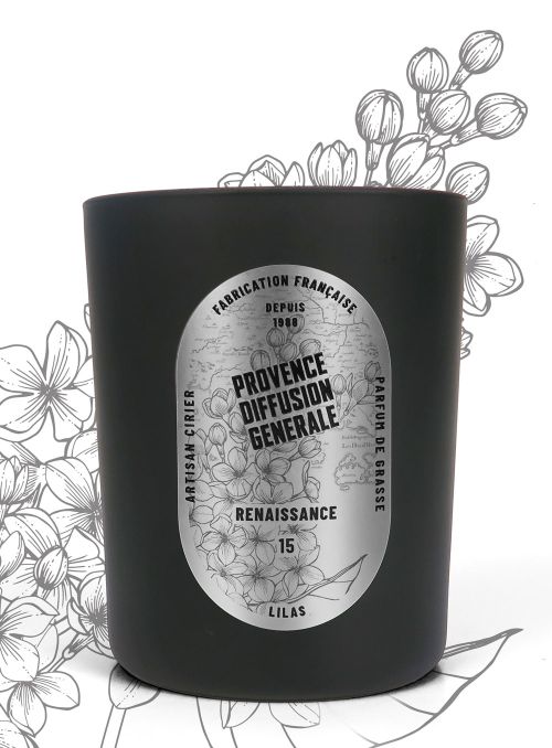 Bougie parfumée RENAISSANCE (Lilas) 190gr
